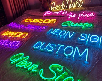 Custom Neon Sign Led Light, Wedding Neon Sign, Custom Name Neon Sign, Customized Gifts, Personalized Neon Sign, Aesthetic Custom Neon Signs