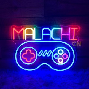 Personalized LED Neon Signs Light for Home, Business Logo Neon Sign, Aesthetic Custom Neon Sign, Custom Name Neon Sign, Gifts for birthday