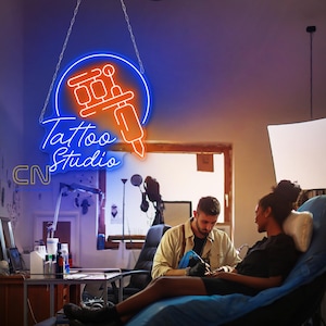 Tattoo Studio LED Neon Sign for Your Studio, Tattoo Neon Sign, Tattoo ...