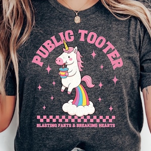Public Tooter Raunchy TShirt, Shirt Roulette gift Adult Humor Tee Funny Gag Gift inappropriate shirts for Girls Trip T-Shirt Exchange
