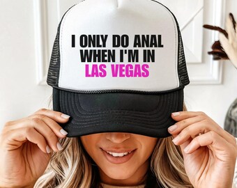 Gorra de camionero traviesa con ubicación personalizada, gorra divertida para vacaciones.