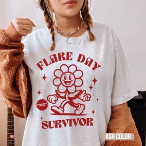 Flare Day Survivor Shirt Chronic Pain clothing Spoonie tee Dysautonomia Shirt POTS Syndrome EDS Ehlers Danlos Awareness Rare Disease TShirt