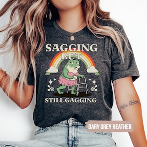 Maglietta "Flosciata ma ancora conati di vomito", magliette inappropriate per le donne, maglietta "Squilibrata", magliette imbarazzanti e offensive, regalo divertente con meme della Generazione Z