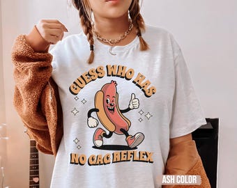 Camiseta atrevida de perrito caliente, regalo de ruleta de camisetas, camiseta de humor para adultos, regalo de broma divertido, camisetas inapropiadas para chicas, intercambio de camisetas de viaje