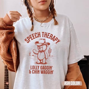 Speech Therapist Shirt, Speech Language Pathologist Gift SLP tee shirt, Speech Therapy tee, SLP Nurse t-shirt, Funny SLP western t shirt