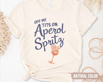 Camiseta Aperol Spritz, Camiseta para despedida de soltera, Camiseta de cóctel italiano de verano