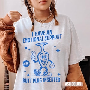 B*tt Plug in Raunchy TShirt Shirt Roulette gift Adult Humor Tee Funny Gag Gift inappropriate shirts for Girls Trip T-Shirt Exchange