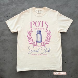 Chemise de sensibilisation à POTS, chemise des gens du sel, syndrome de tachycardie orthostatique posturale, chemise du syndrome de Pots, cuillère, dysautonomie