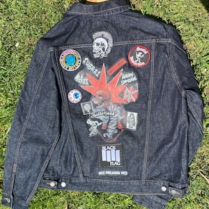 Hand-stitched Dead Kennedys Punk Jacket!! - Etsy