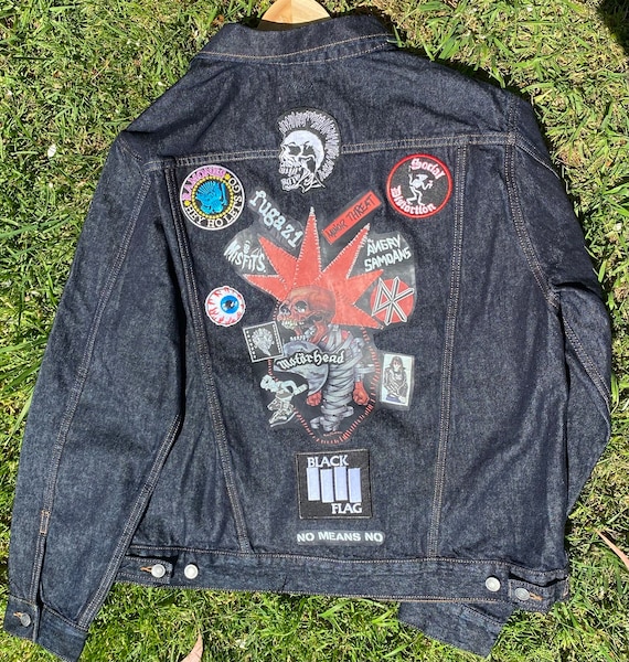 Punk Rock Jacket Denim