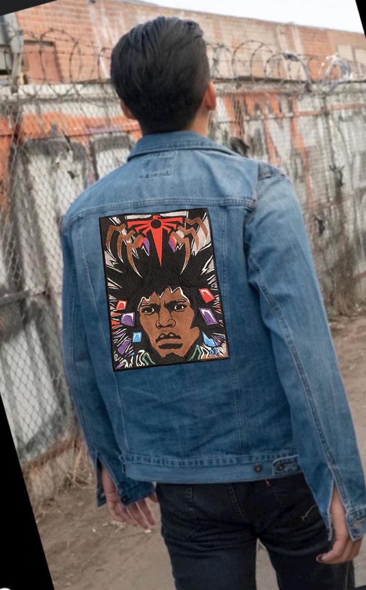 Jimi Hendrix Denim Jacket - Etsy