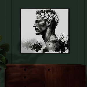 Watercolor Painting Wall Art for Gay Men LGBTQ+ Instant Digital Download and Print