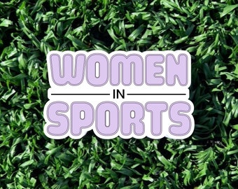 Women in Sports Vinyl Sticker