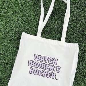 Watch Women&#39;s Hockey Tote Bag