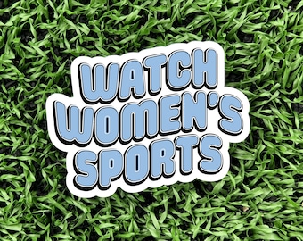 Watch Women's Sports Vinyl Sticker | Blue