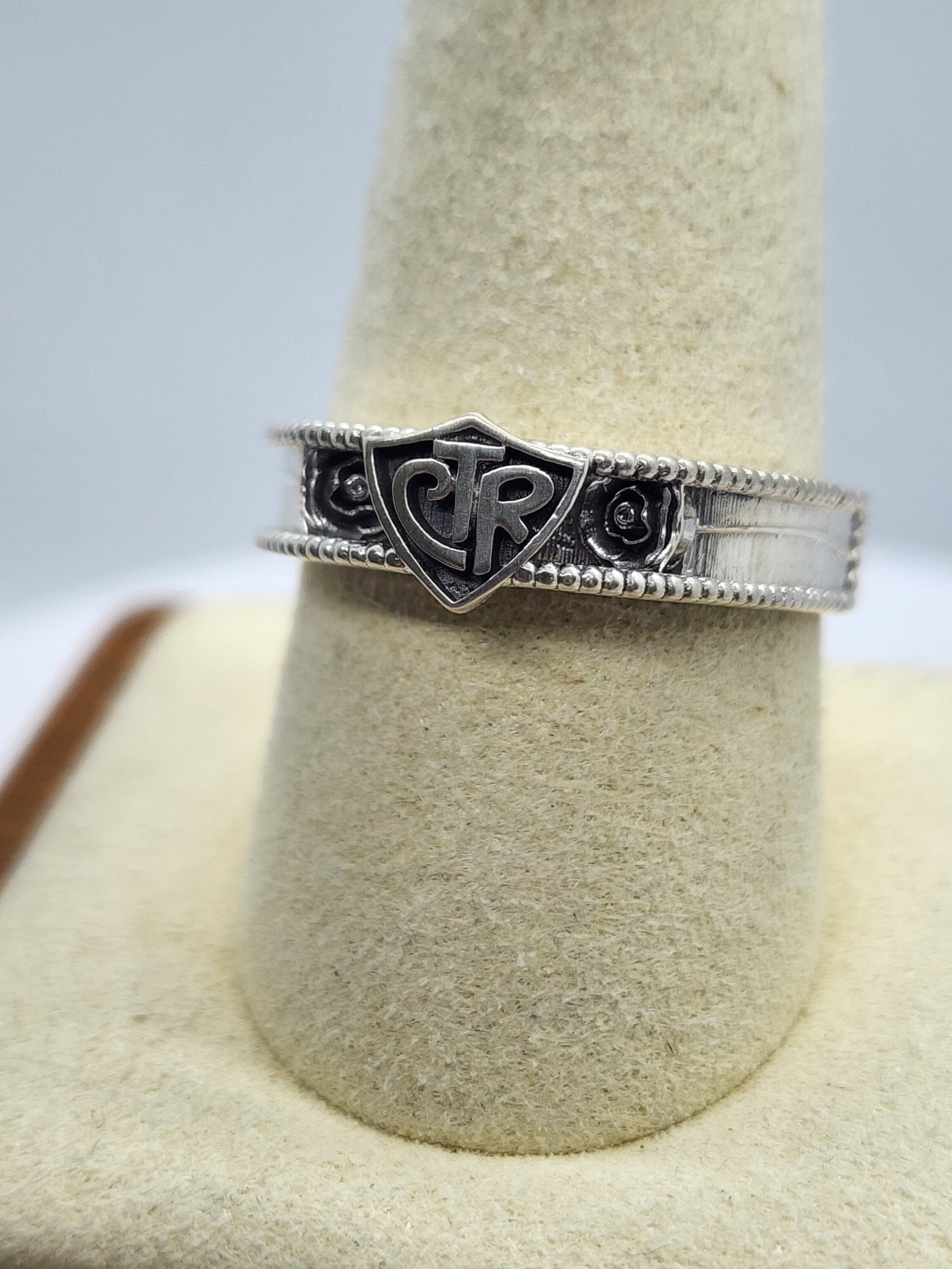 CTR Ring With Roses Custom - Etsy