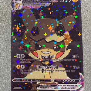 Pikachu Cosplay Mimikyu Star Holo Card