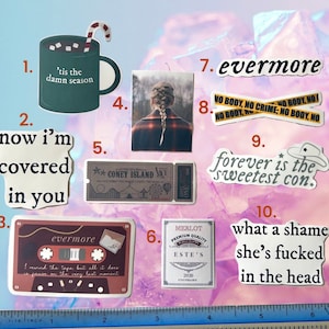Ninth Album Inspired Stickers