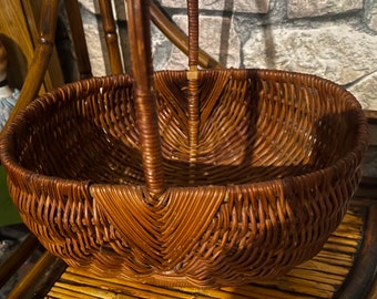 Panier  ancien en osier