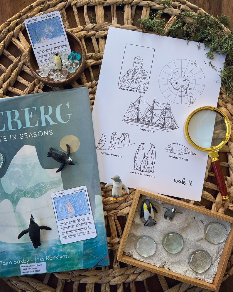 Penguins, Icebergs and Antarctic Explorers Unit Study - Etsy