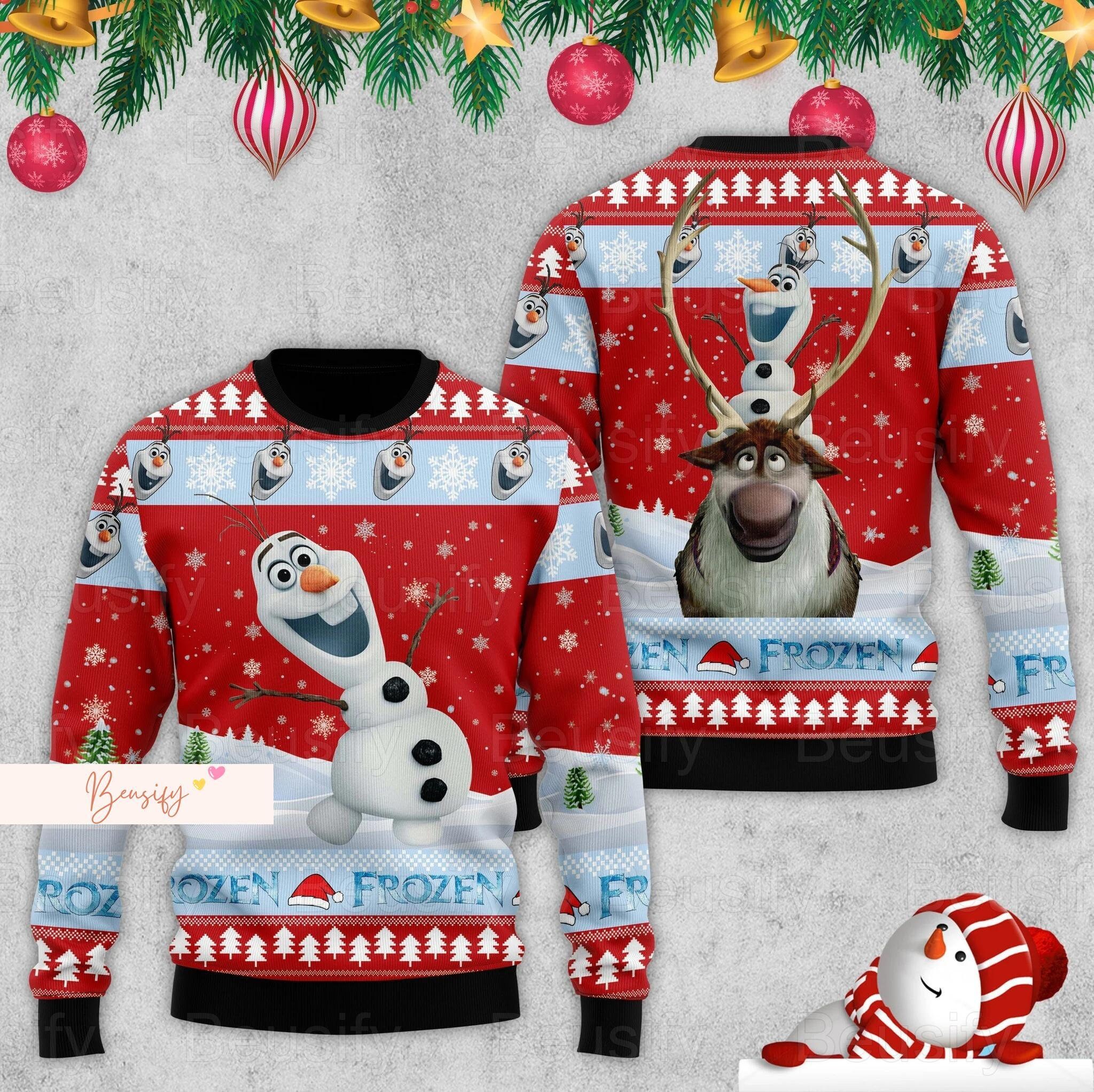 Olaf ugly christmas sweater sale