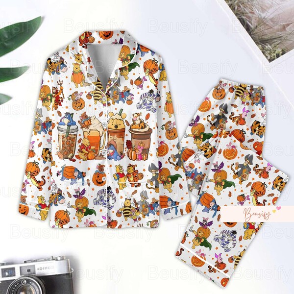 Winnie the Pooh Adult Pajamas Etsy