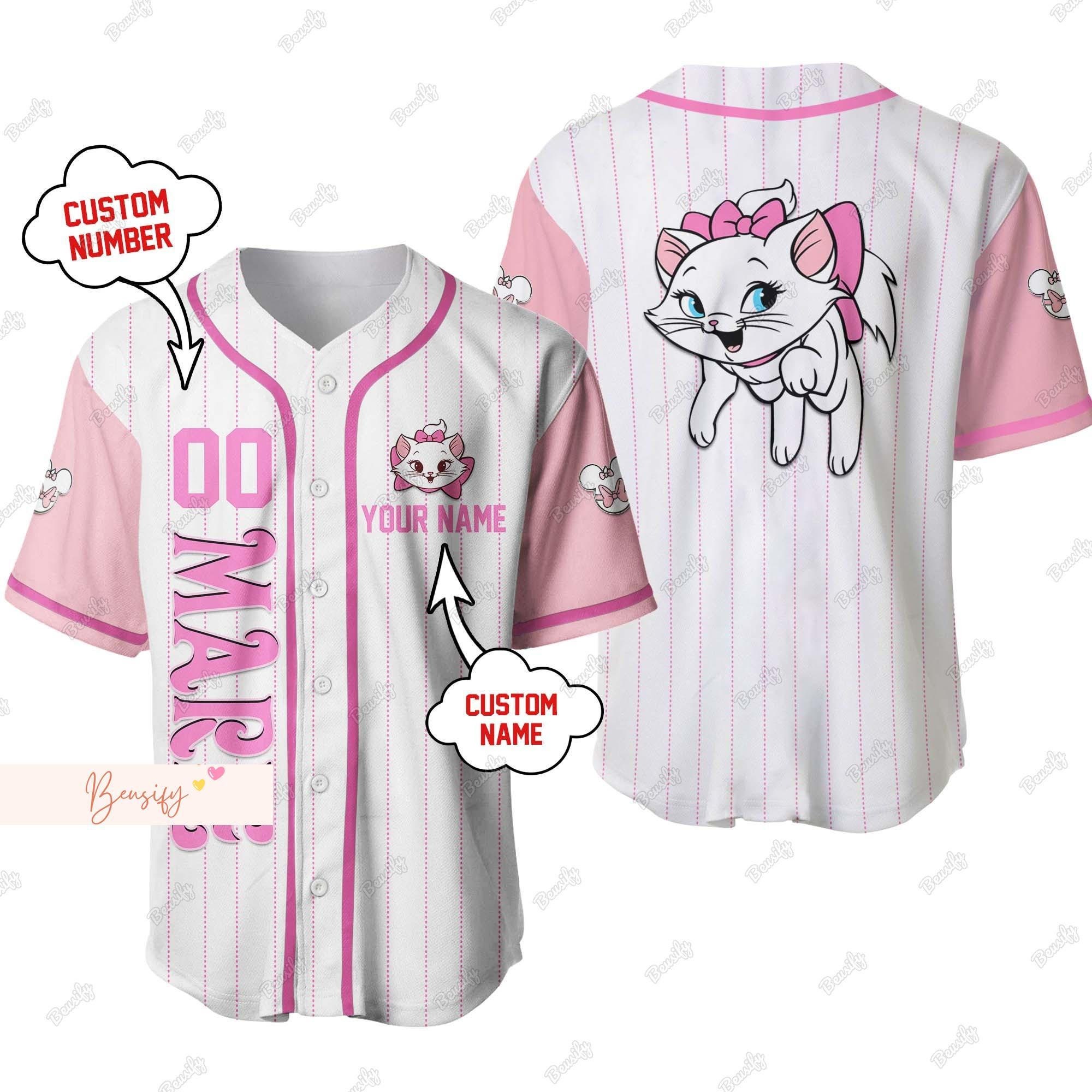 Marie Cat Jersey Shirt, Marie Cat Baseball Jersey, Cute Marie Jersey