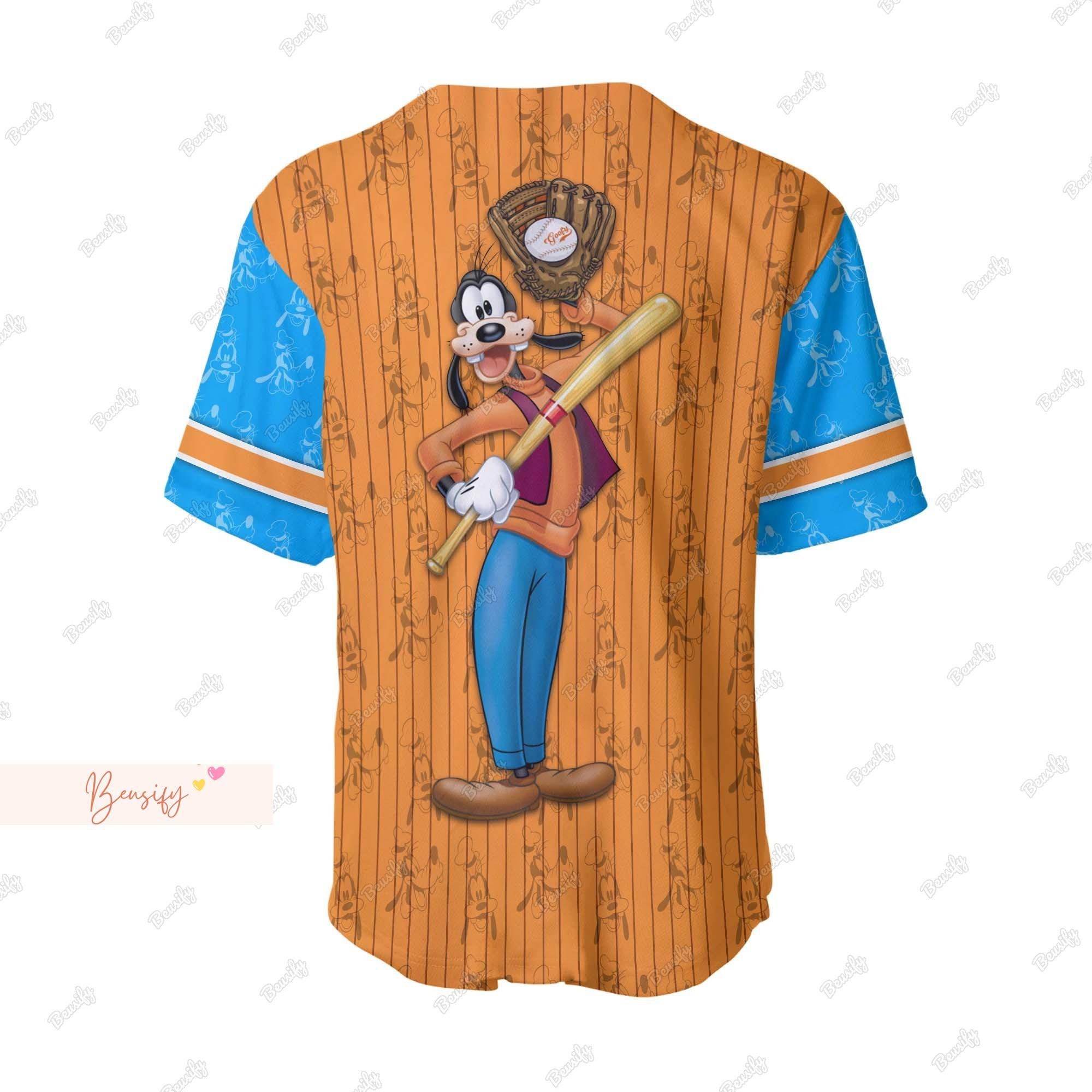 Goofy Jersey Shirt, Personalized Baseball Jersey
