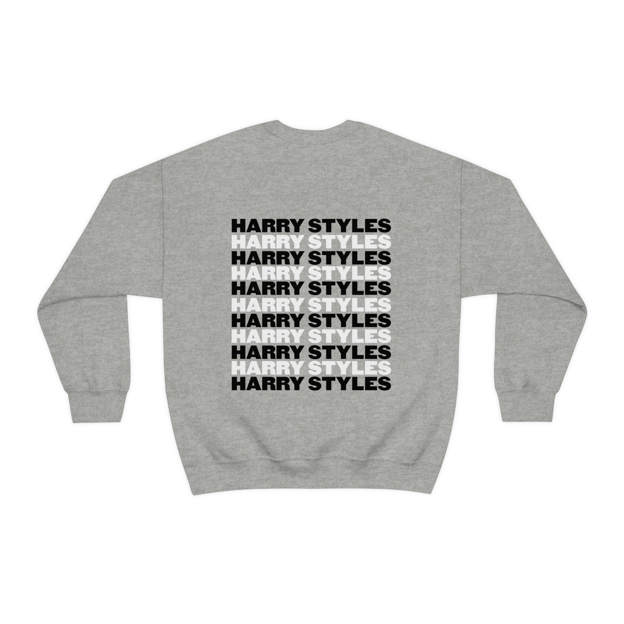 Harry styles black crewneck sale