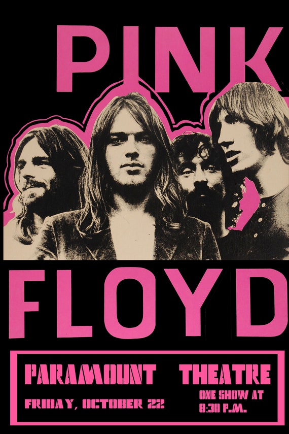 Pink Floyd poster wall art - printed & shipped