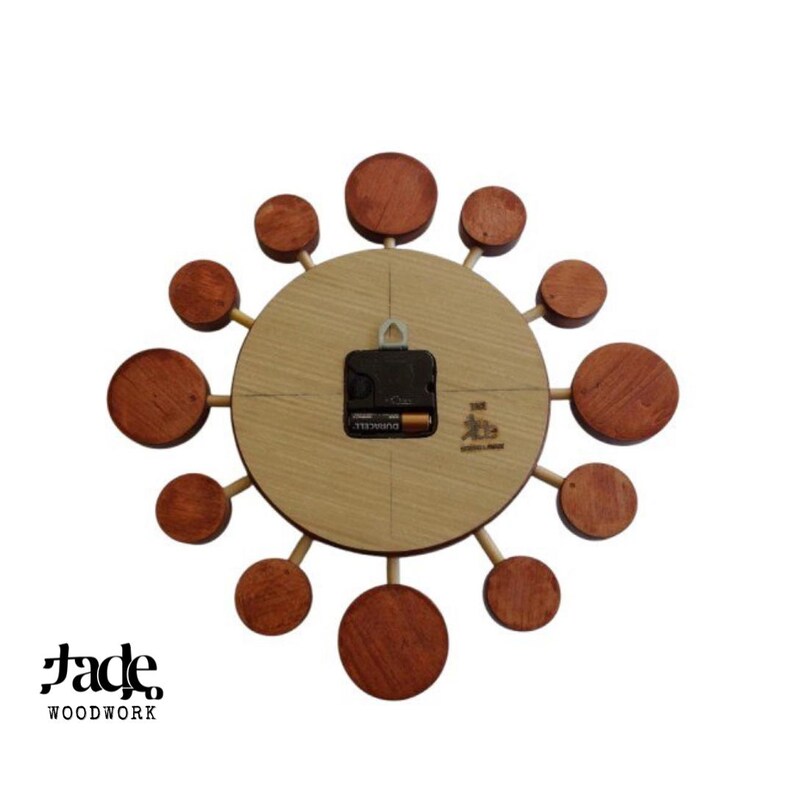 Handmade African Ethiopian Instrument Art Wall Clock: Silent, Geez ...
