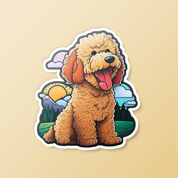 Golden Doodle Stickers - Etsy