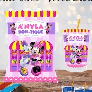 Custom Chip Bag & Juice Label Set: Party Favors (Digital Files)