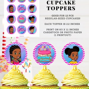 Gracie's Corner Cake Topper, Free 12 Pcs Cupcake Toppers, Free ...