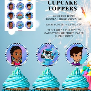 Gracie's Corner Cake Topper, Free 12 Pcs Cupcake Toppers, Free ...