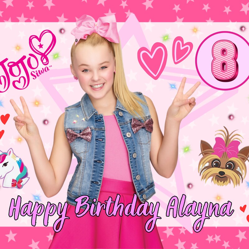 Jojo Siwa Birthday Party Etsy