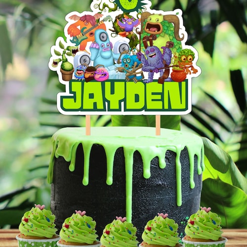 My Singing Monsters Cake Topper, Personalized Birthday Party (digital  Download) - Etsy