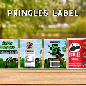 Printable Pringles Labels, Free Customize, Printable File, Digital Download, 1.3 Oz - Etsy