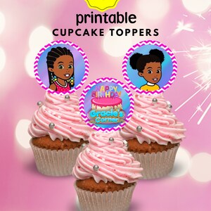 Gracie's Corner Cake Topper, Free 12 Pcs Cupcake Toppers, Free ...