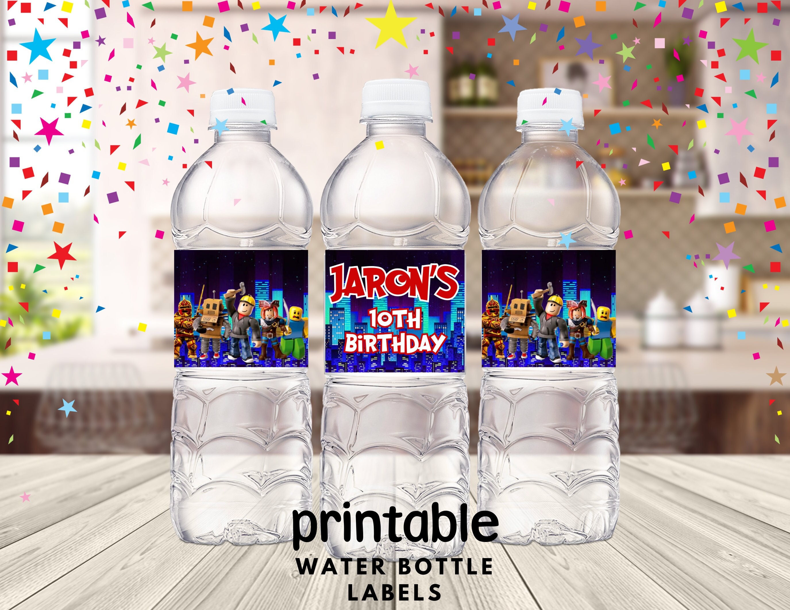 Roblox Water Bottle Labels 