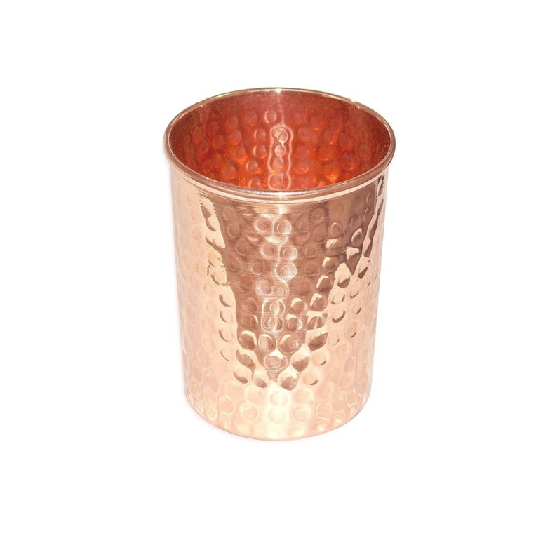 250 ML Copper Tumbler Cup Glass Copper Drink Glasses Mug, Birthday, Anniversary Gift 1 PC