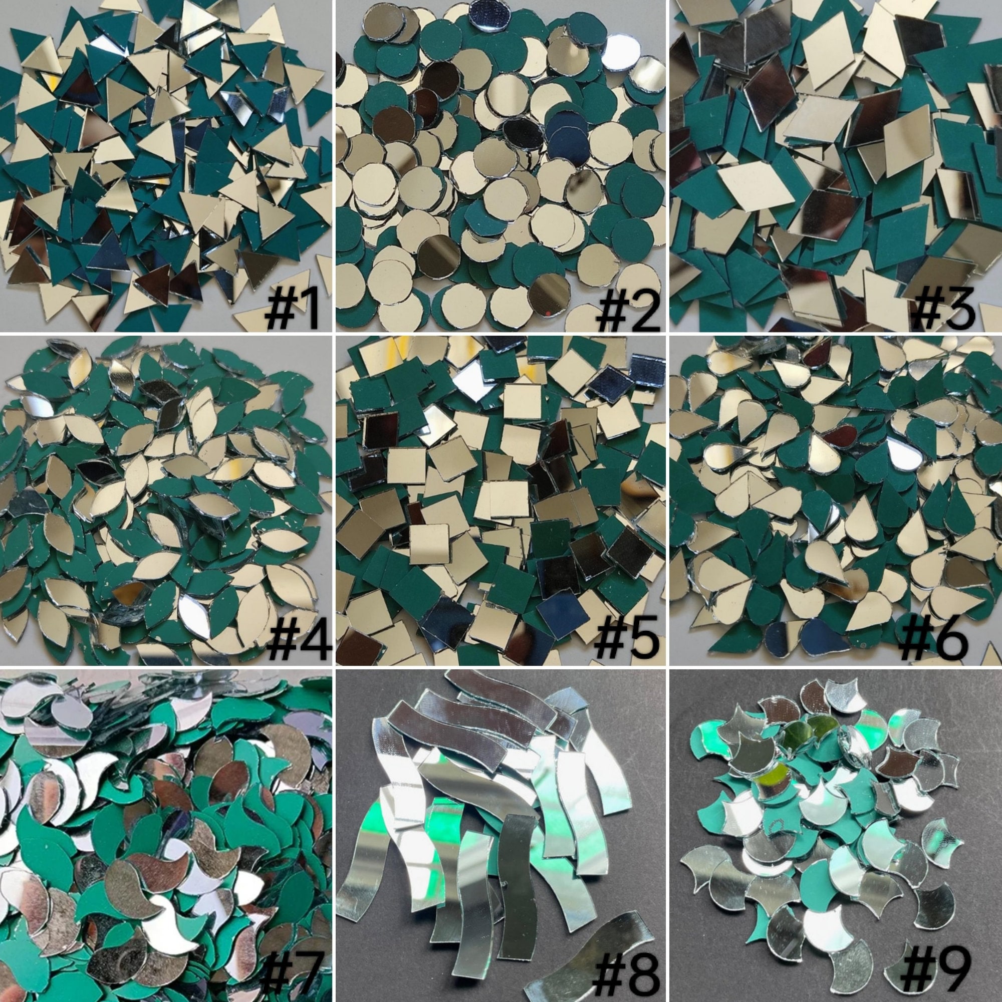 4 Inch Square Mirrors 12 Pieces Also Square Mosaic Mirror Tiles 