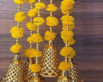 Pom Pom Bell String Garland For Diwali, Custom listing for Nirba