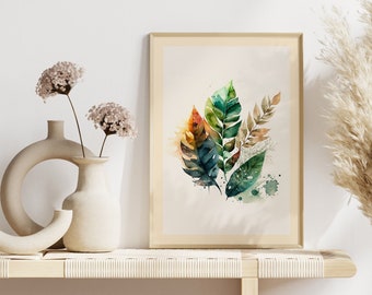Home Decor - Nature painting - Flowers poster - AI generated art