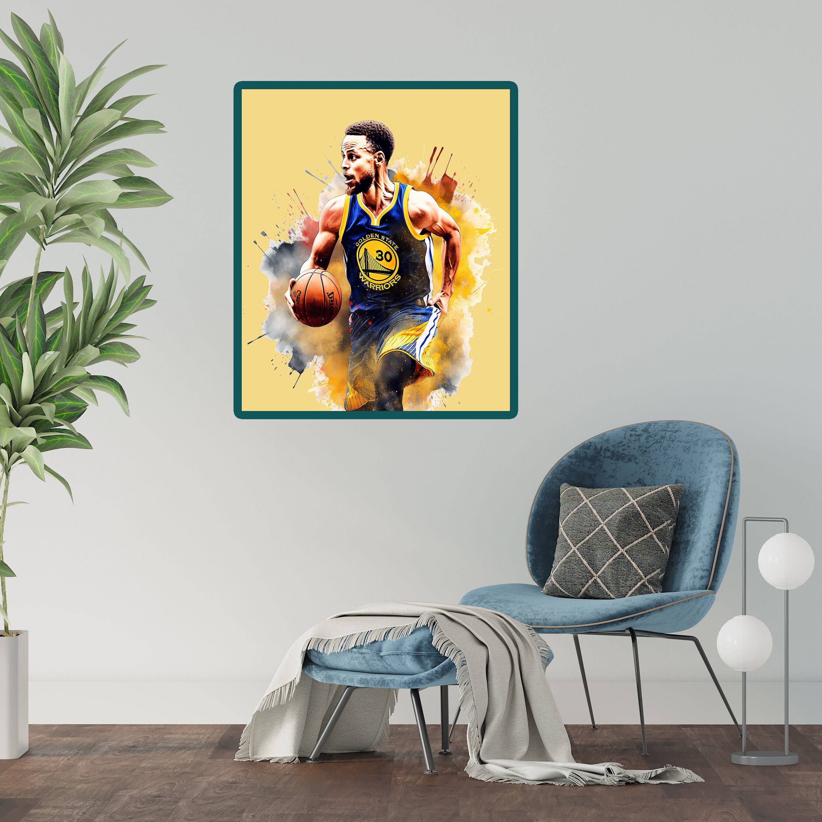 Steph Curry Poster - Stephen Curry - Basketball Wall Art - Ai Generated ...