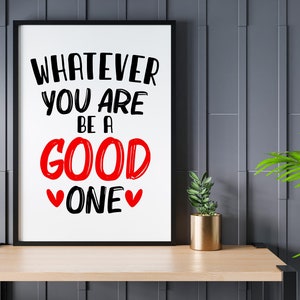 Motivational Quote - Home Decor - Kids Room - Children Education - Digital Download