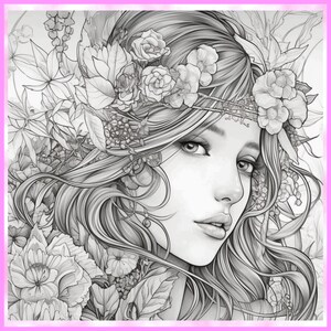 Fantasy Coloring Book - Printable Pages - Coloring Sheets - Instant ...
