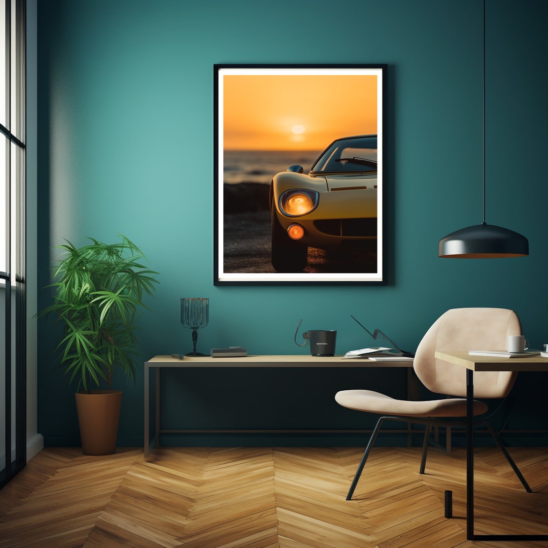 Lamborghini Miura パネルアート価格相談（AI調べ） Lamborghini Poster - Lamborghini Miura - Lamborghini Print - Wall