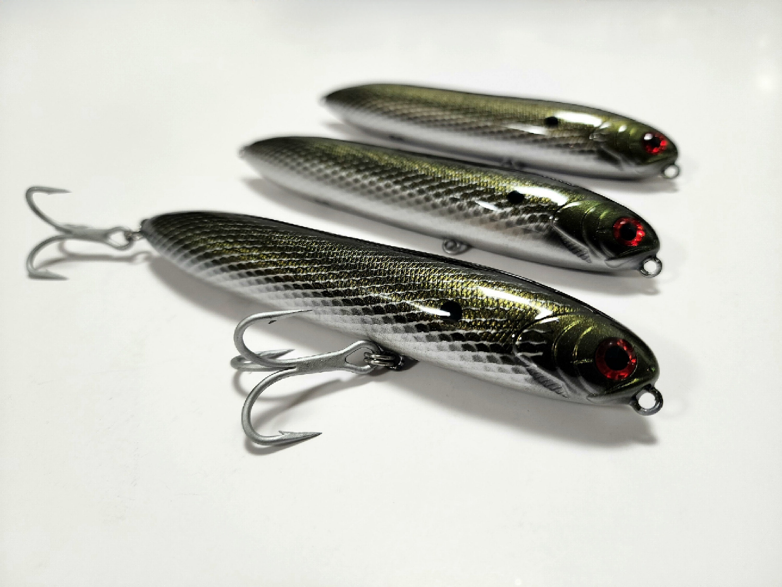 5.5 Warrior Spook, Bass Fishing Lures, Saltwater Lures, Custom Fishing Lure,  Topwater Fishing Lures, Topwater Popper 