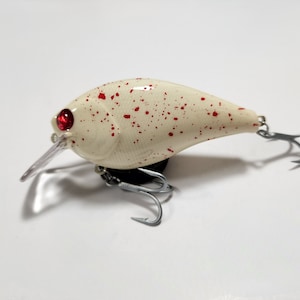 2.5&quot; Blood Bone Crankbait, Custom Fishing Lures, Bass Fishing lures, Bass Lures, Fishing Gifts